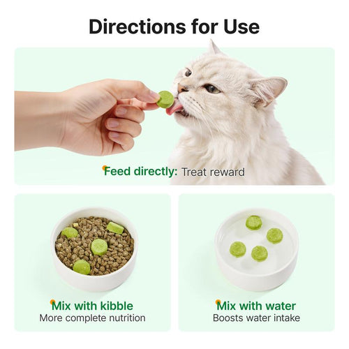 Hairball Control Cat Grass Treats – Chicken & Natural Fiber