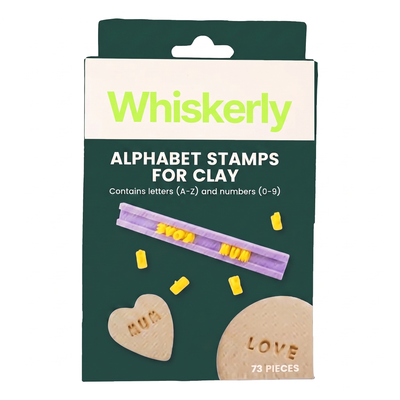 Clay Letter Stamp Set - Imprint Your Pets Name!